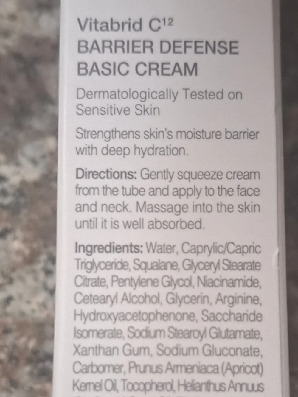 DR. BRID C BARRIER DEFENSE BASIC CREAM-HYDRATE & FIRM